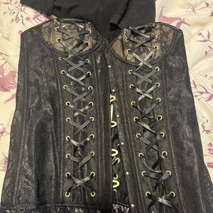 Adore Me Black Lace Corset